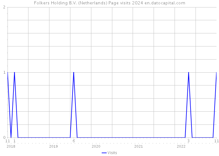 Folkers Holding B.V. (Netherlands) Page visits 2024 