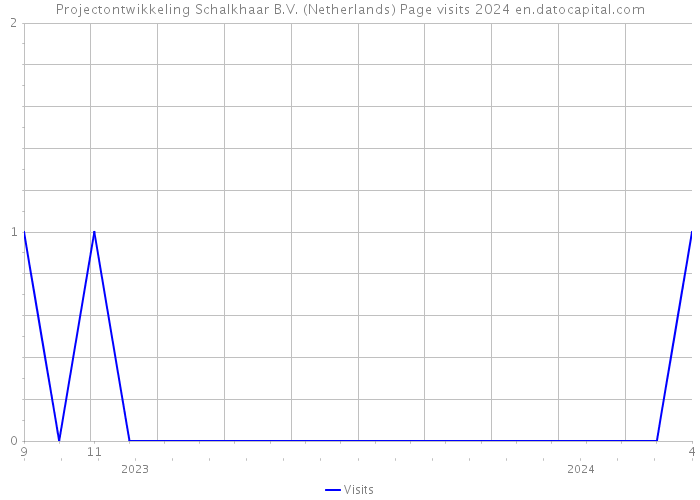 Projectontwikkeling Schalkhaar B.V. (Netherlands) Page visits 2024 