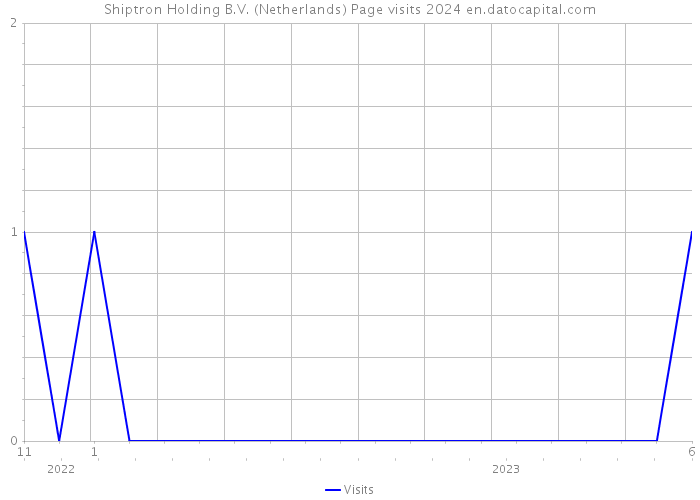Shiptron Holding B.V. (Netherlands) Page visits 2024 
