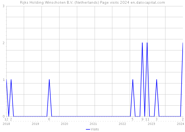 Rijks Holding Winschoten B.V. (Netherlands) Page visits 2024 