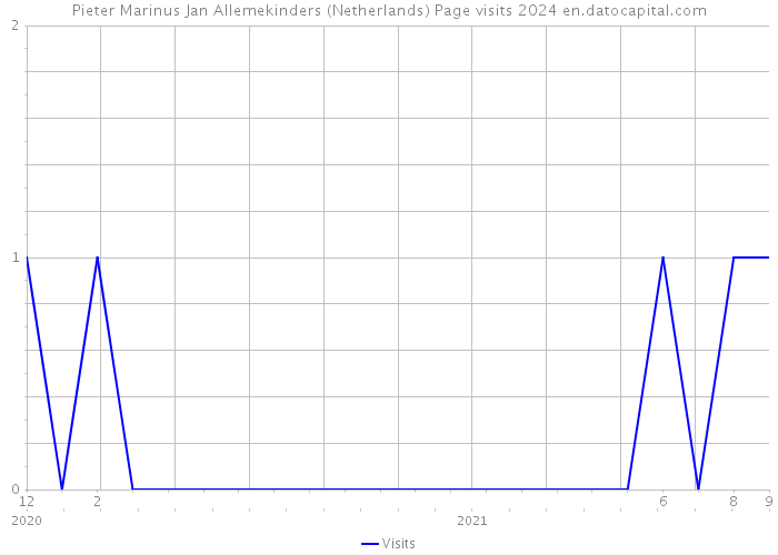 Pieter Marinus Jan Allemekinders (Netherlands) Page visits 2024 