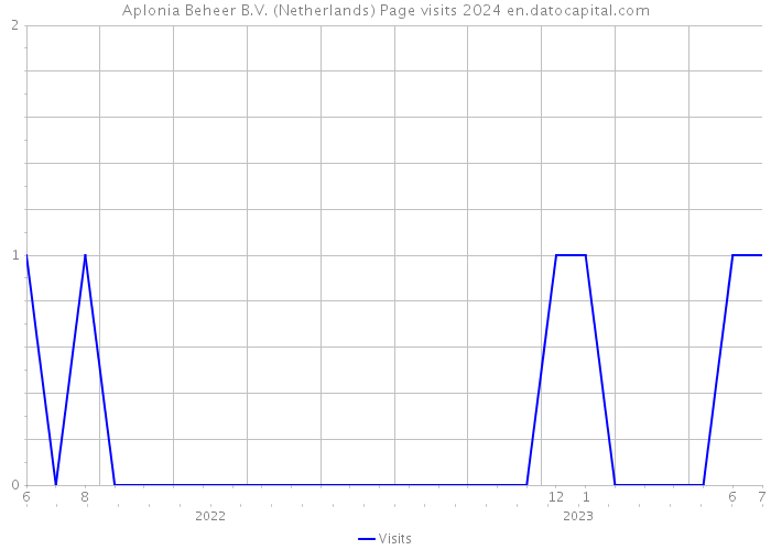 Aplonia Beheer B.V. (Netherlands) Page visits 2024 