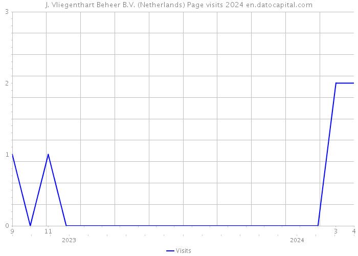J. Vliegenthart Beheer B.V. (Netherlands) Page visits 2024 