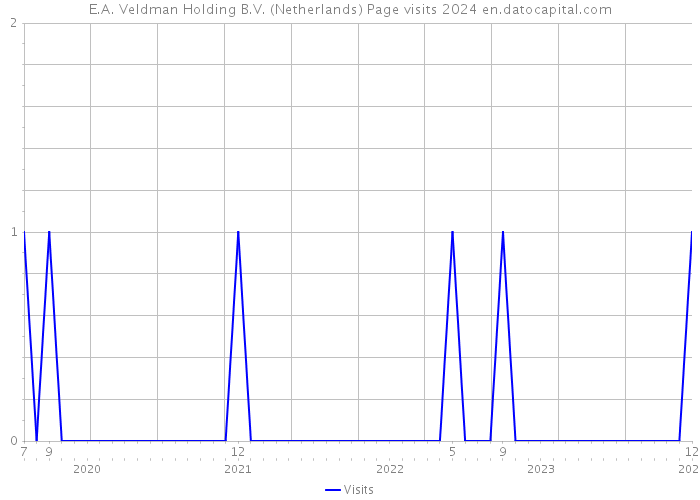 E.A. Veldman Holding B.V. (Netherlands) Page visits 2024 