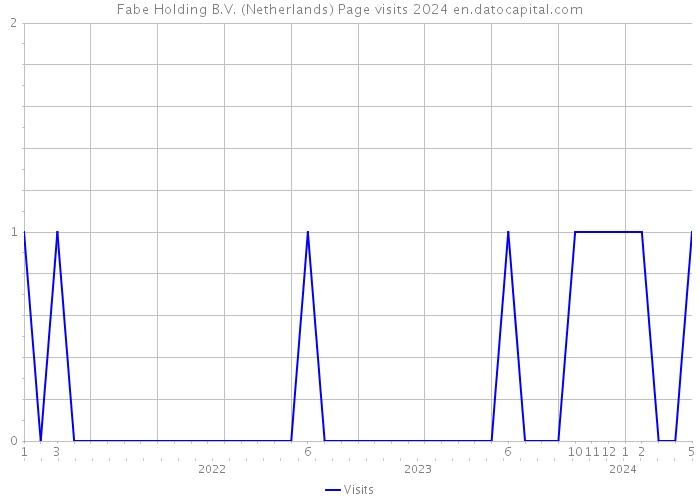 Fabe Holding B.V. (Netherlands) Page visits 2024 