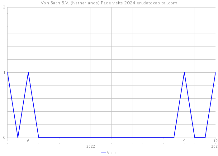 Von Bach B.V. (Netherlands) Page visits 2024 