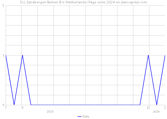 D.J. Zandbergen Beheer B.V (Netherlands) Page visits 2024 