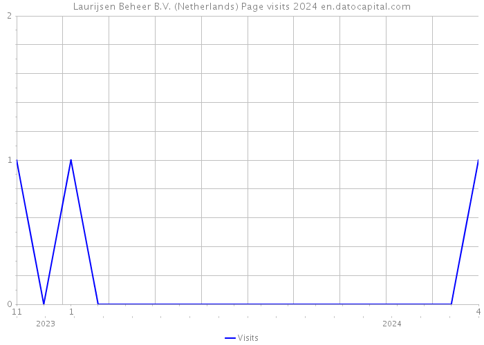 Laurijsen Beheer B.V. (Netherlands) Page visits 2024 