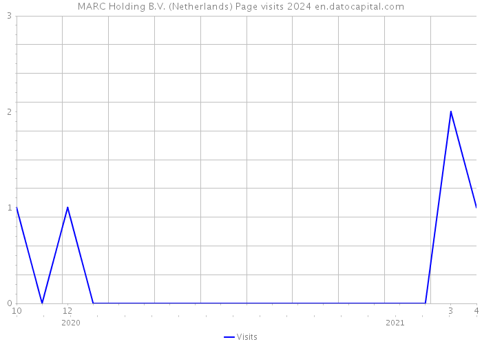 MARC Holding B.V. (Netherlands) Page visits 2024 