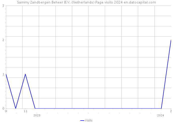 Sammy Zandbergen Beheer B.V. (Netherlands) Page visits 2024 