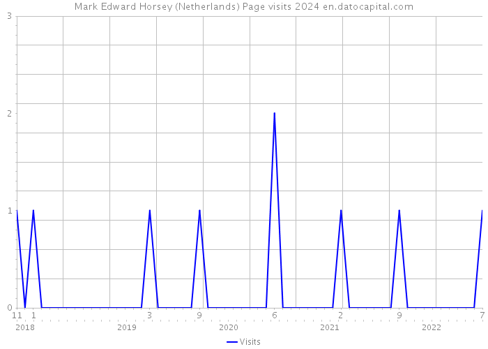 Mark Edward Horsey (Netherlands) Page visits 2024 