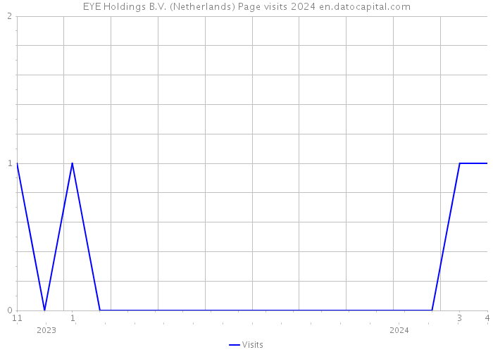 EYE Holdings B.V. (Netherlands) Page visits 2024 