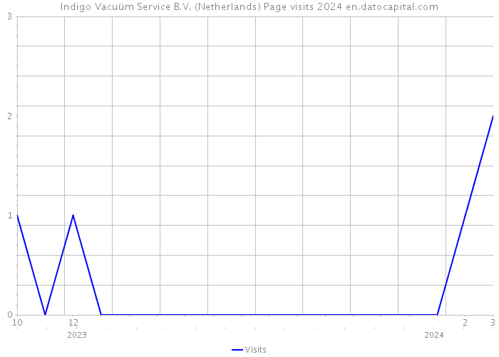 Indigo Vacuüm Service B.V. (Netherlands) Page visits 2024 