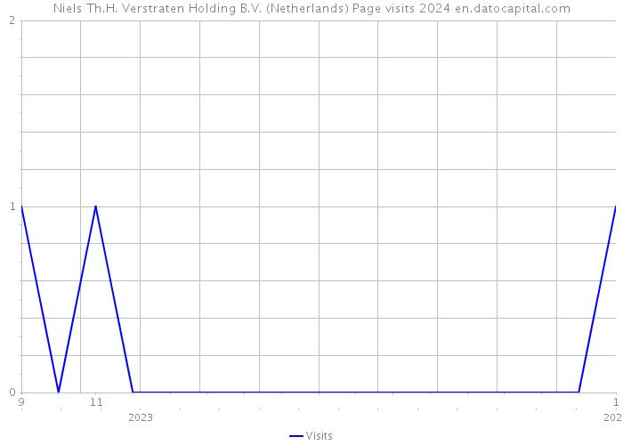 Niels Th.H. Verstraten Holding B.V. (Netherlands) Page visits 2024 