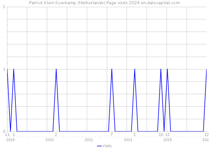 Patrick Klein Koerkamp (Netherlands) Page visits 2024 