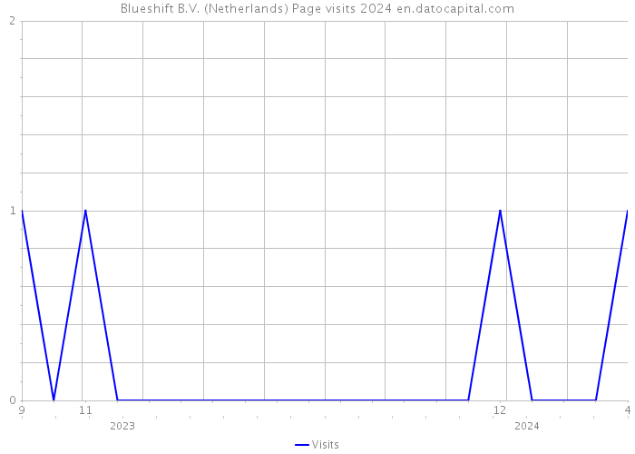 Blueshift B.V. (Netherlands) Page visits 2024 