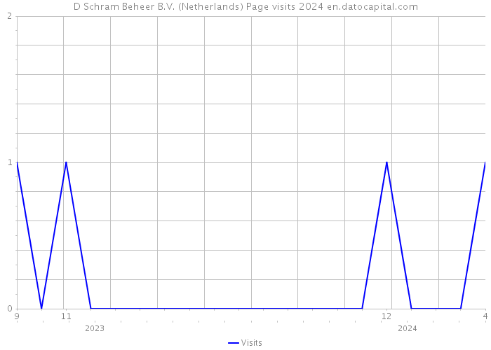 D Schram Beheer B.V. (Netherlands) Page visits 2024 