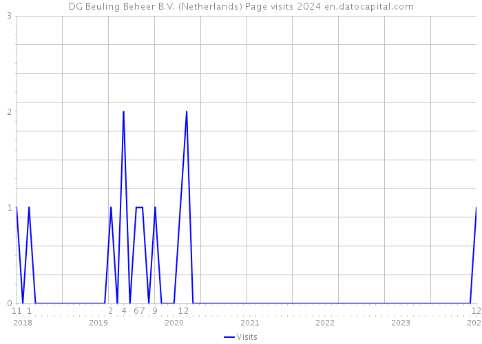 DG Beuling Beheer B.V. (Netherlands) Page visits 2024 