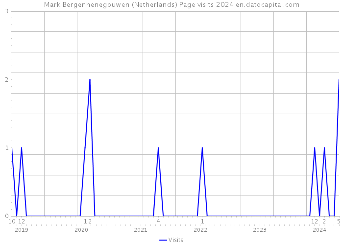Mark Bergenhenegouwen (Netherlands) Page visits 2024 