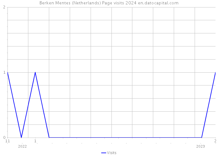 Berken Mentes (Netherlands) Page visits 2024 