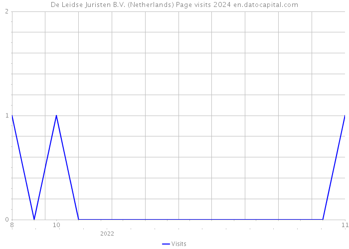 De Leidse Juristen B.V. (Netherlands) Page visits 2024 