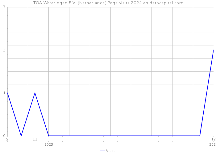 TOA Wateringen B.V. (Netherlands) Page visits 2024 
