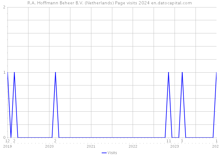 R.A. Hoffmann Beheer B.V. (Netherlands) Page visits 2024 