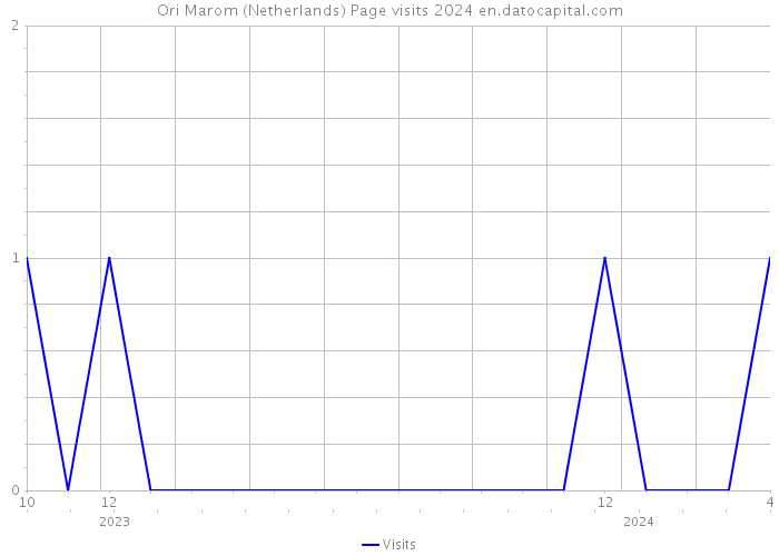 Ori Marom (Netherlands) Page visits 2024 
