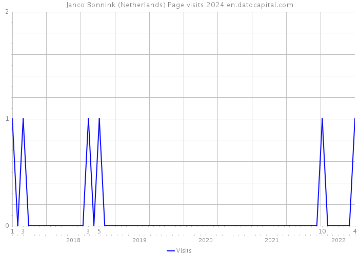 Janco Bonnink (Netherlands) Page visits 2024 