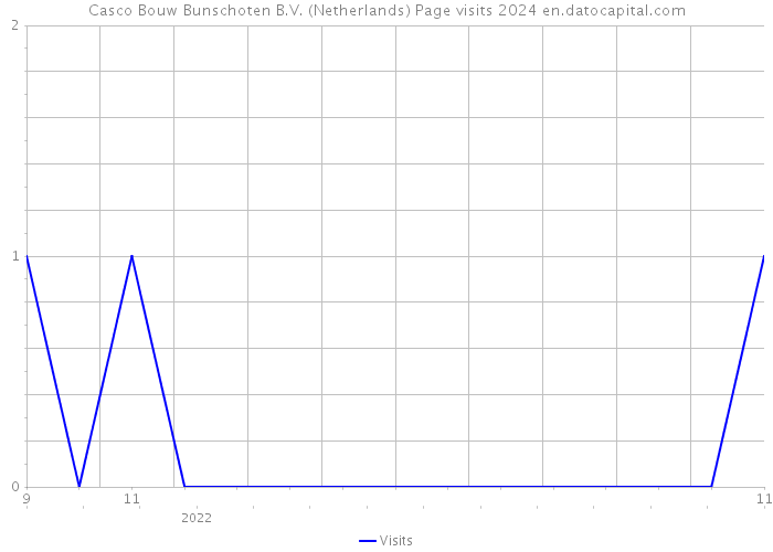 Casco Bouw Bunschoten B.V. (Netherlands) Page visits 2024 