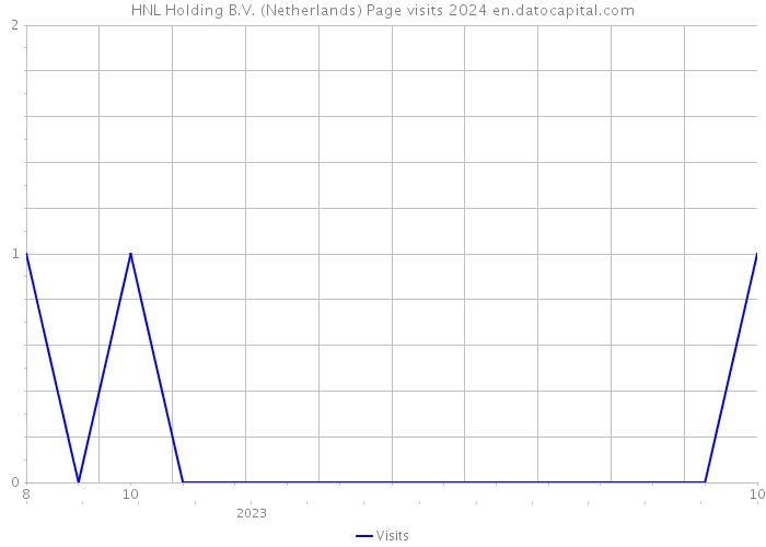 HNL Holding B.V. (Netherlands) Page visits 2024 
