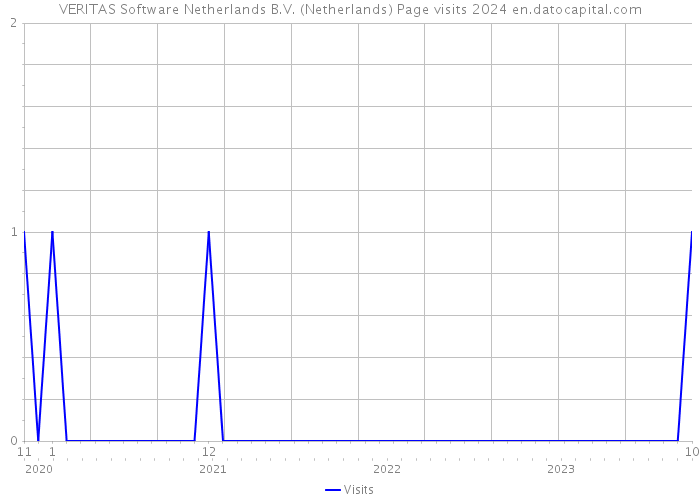 VERITAS Software Netherlands B.V. (Netherlands) Page visits 2024 