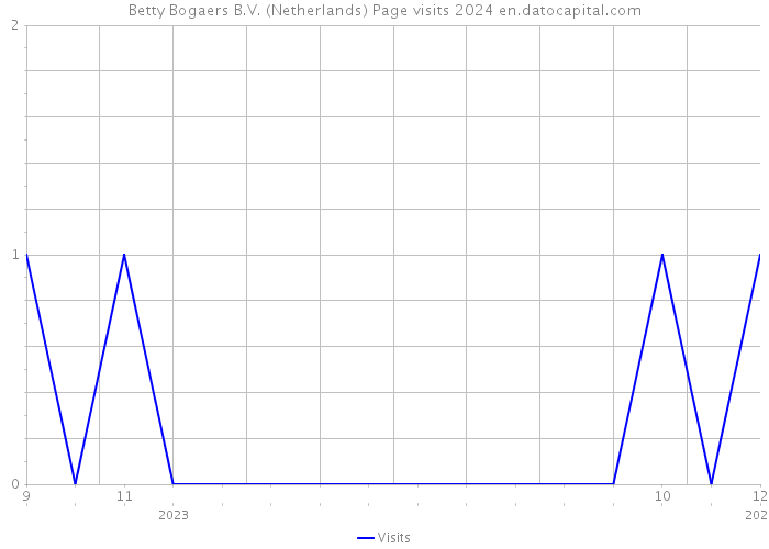 Betty Bogaers B.V. (Netherlands) Page visits 2024 