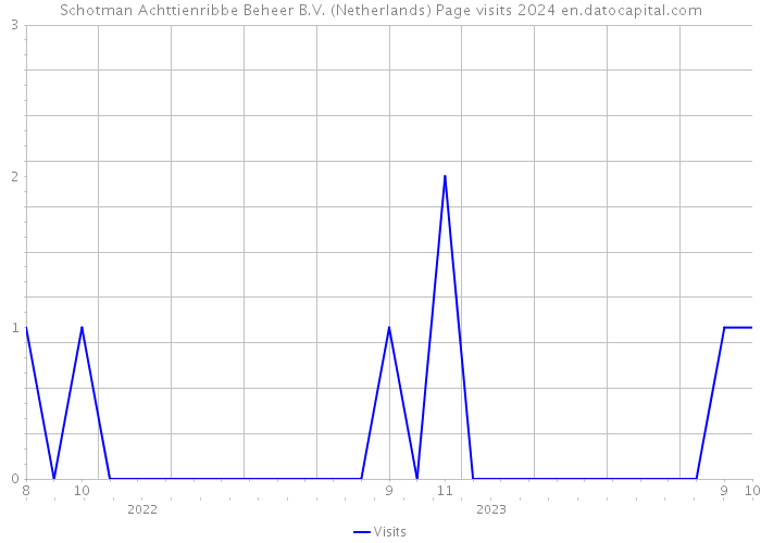 Schotman Achttienribbe Beheer B.V. (Netherlands) Page visits 2024 