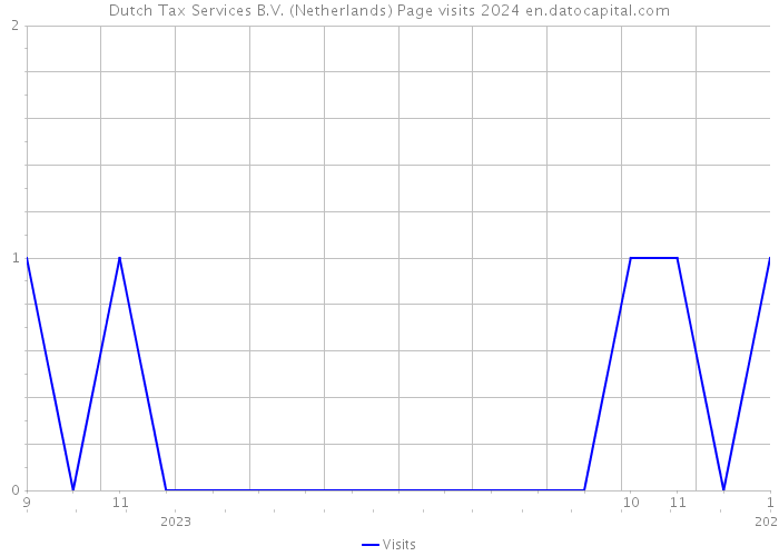 Dutch Tax Services B.V. (Netherlands) Page visits 2024 
