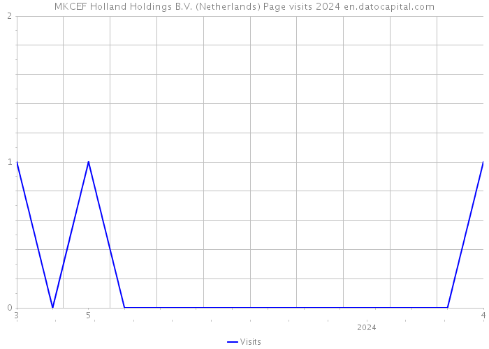 MKCEF Holland Holdings B.V. (Netherlands) Page visits 2024 