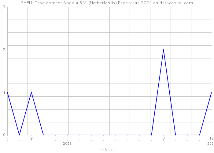 SHELL Development Angola B.V. (Netherlands) Page visits 2024 