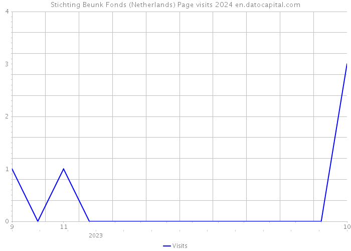 Stichting Beunk Fonds (Netherlands) Page visits 2024 