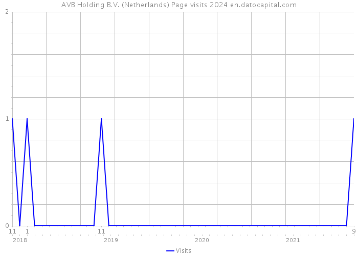 AVB Holding B.V. (Netherlands) Page visits 2024 