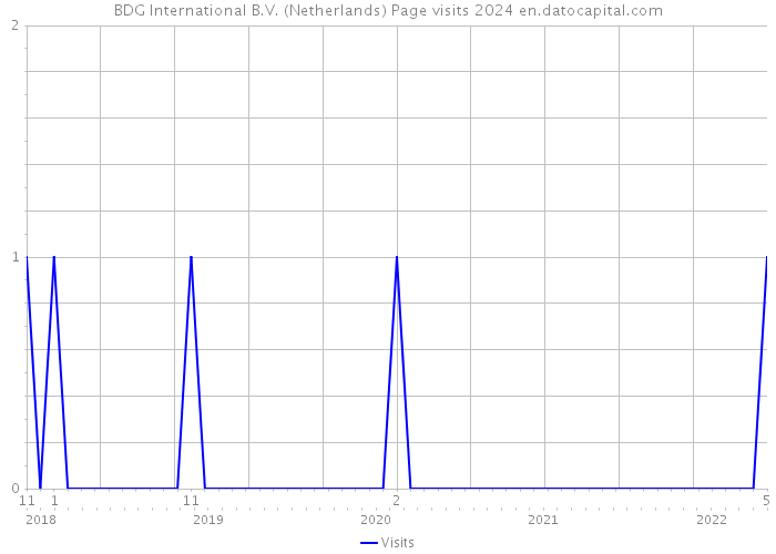 BDG International B.V. (Netherlands) Page visits 2024 