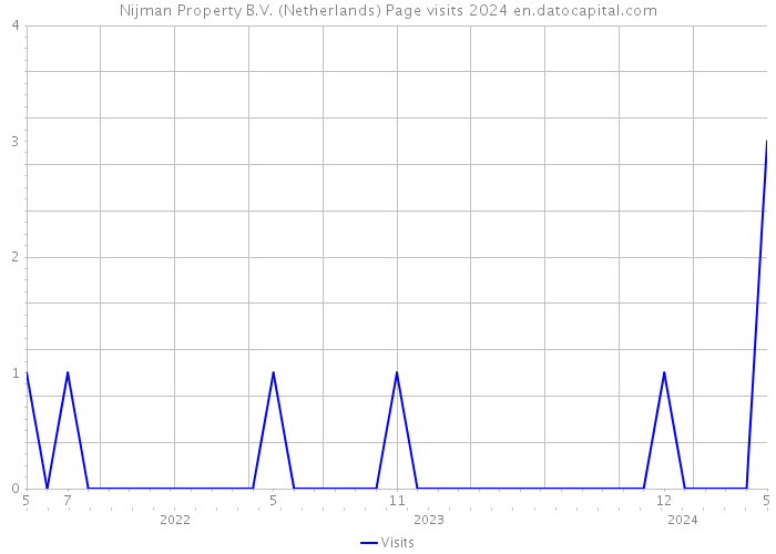 Nijman Property B.V. (Netherlands) Page visits 2024 