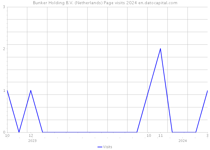 Bunker Holding B.V. (Netherlands) Page visits 2024 