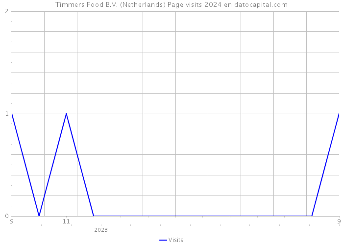 Timmers Food B.V. (Netherlands) Page visits 2024 