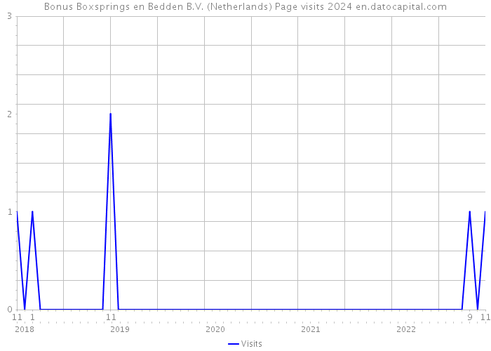Bonus Boxsprings en Bedden B.V. (Netherlands) Page visits 2024 