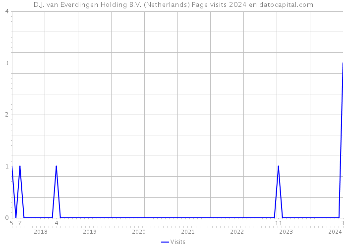 D.J. van Everdingen Holding B.V. (Netherlands) Page visits 2024 
