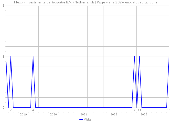 Flexx-Investments participatie B.V. (Netherlands) Page visits 2024 