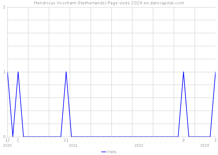 Hendricus Voorham (Netherlands) Page visits 2024 