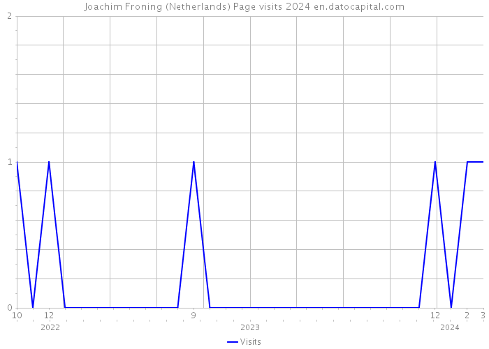 Joachim Froning (Netherlands) Page visits 2024 