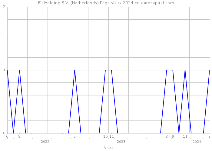 Eli Holding B.V. (Netherlands) Page visits 2024 