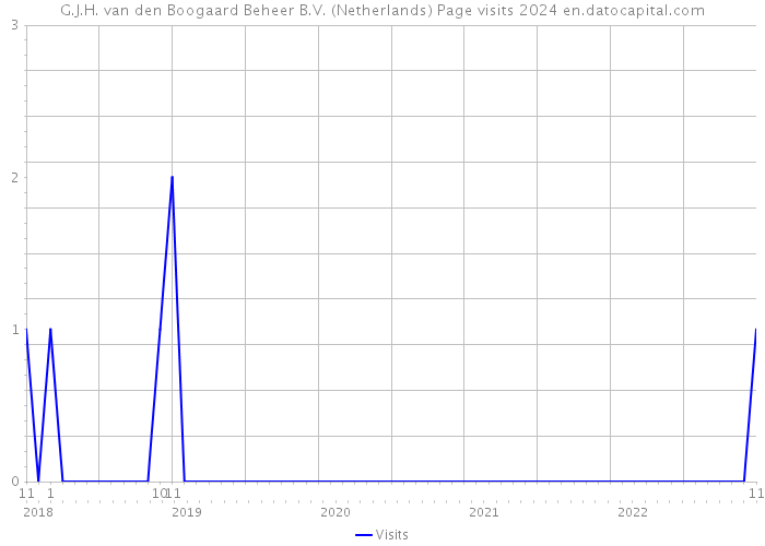 G.J.H. van den Boogaard Beheer B.V. (Netherlands) Page visits 2024 